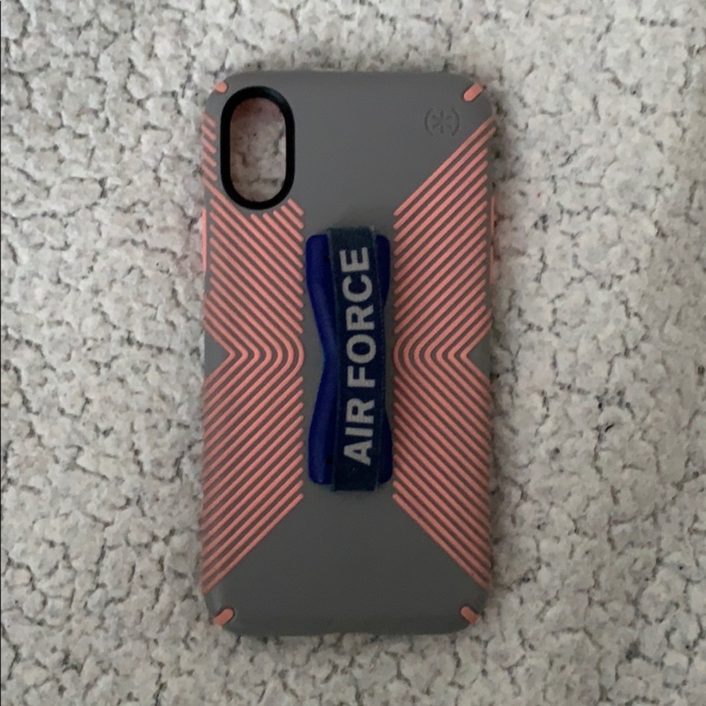 iPhone X&XS pink & grey speck case